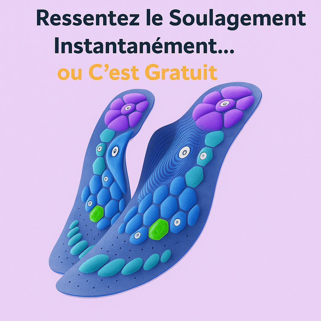 Semelles orthopédiques – ANTI-DOULEUR et AMORTISSANT