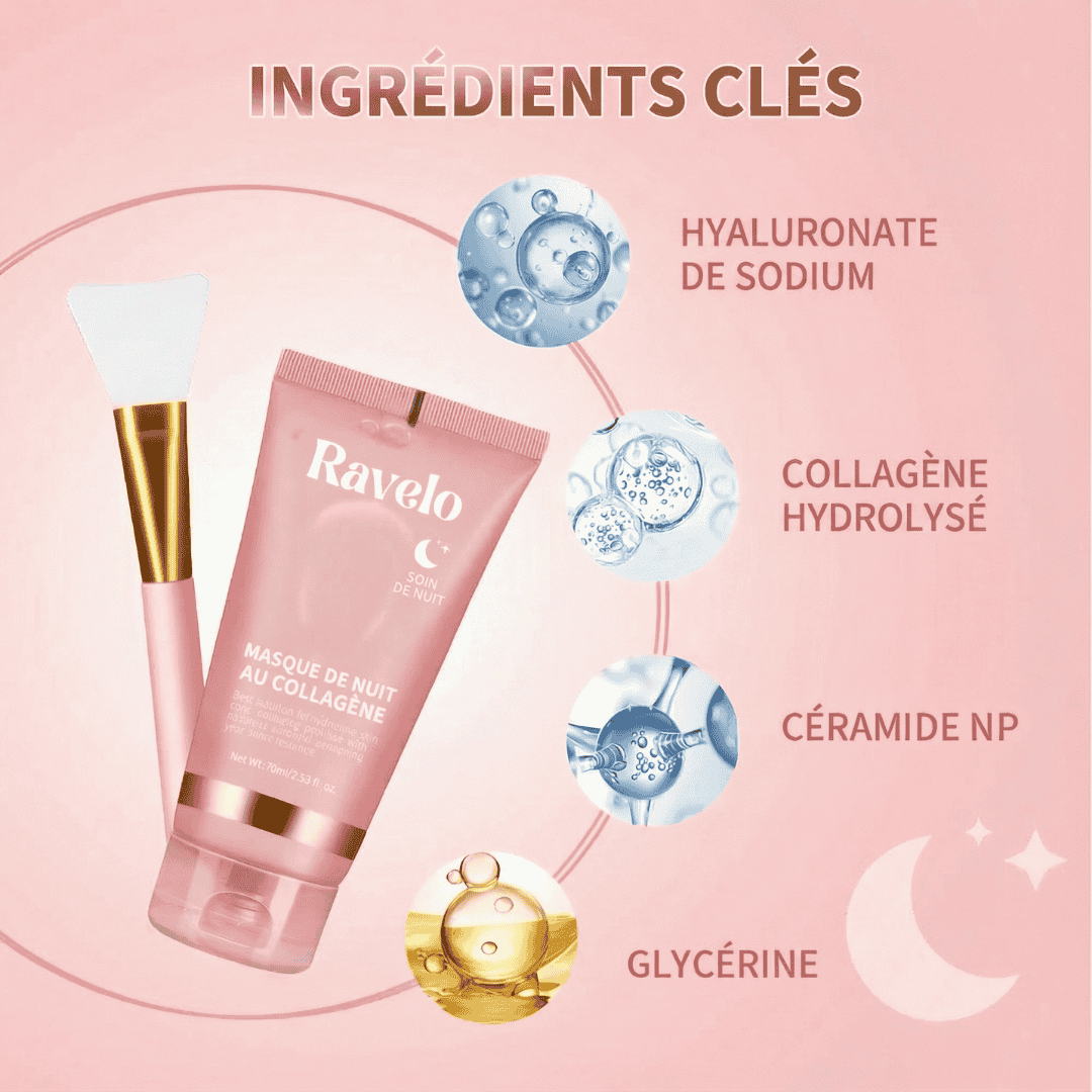 Masque de nuit au collagène